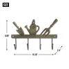 GARDEN TOOLS CAST IRON WALL HOOK
