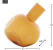 YELLOW ABSTRACT VASE